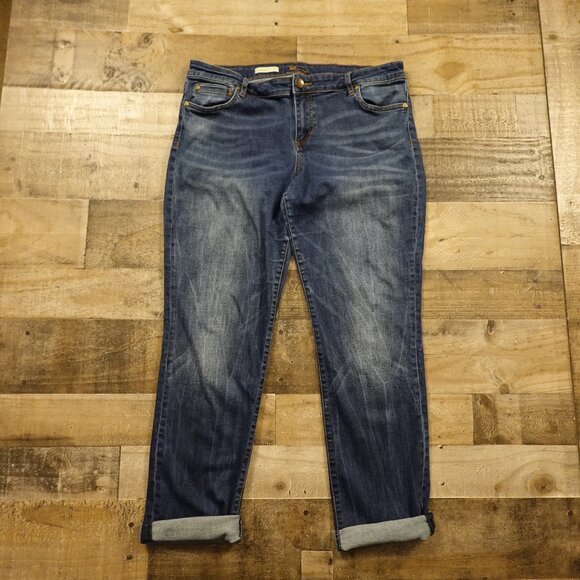 Kut from the Kloth Denim - Kut from the Kloth Boyfriend Jeans - Size 14 - Medium Wash